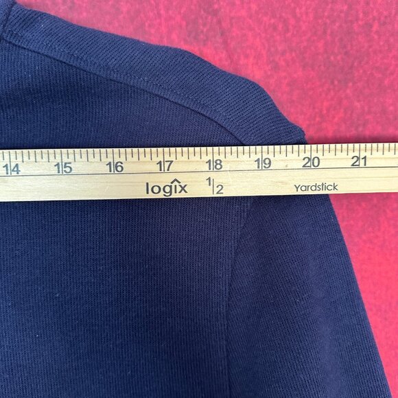 CLUB ROOM MEN'S QUARTER-ZIP PULLOVER SWEATER DARK BLUE SIZE XL - Picture 5 of 9